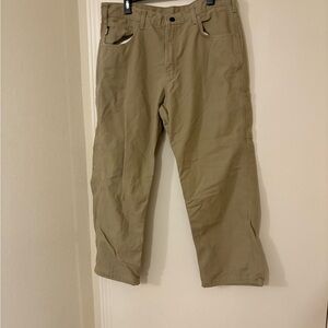 Carhartt Men's Khaki Chinos Fire resistant 36x30